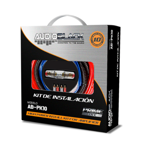 Kit de instalacion AUDIOBLACK calibre 10 AB-PK10