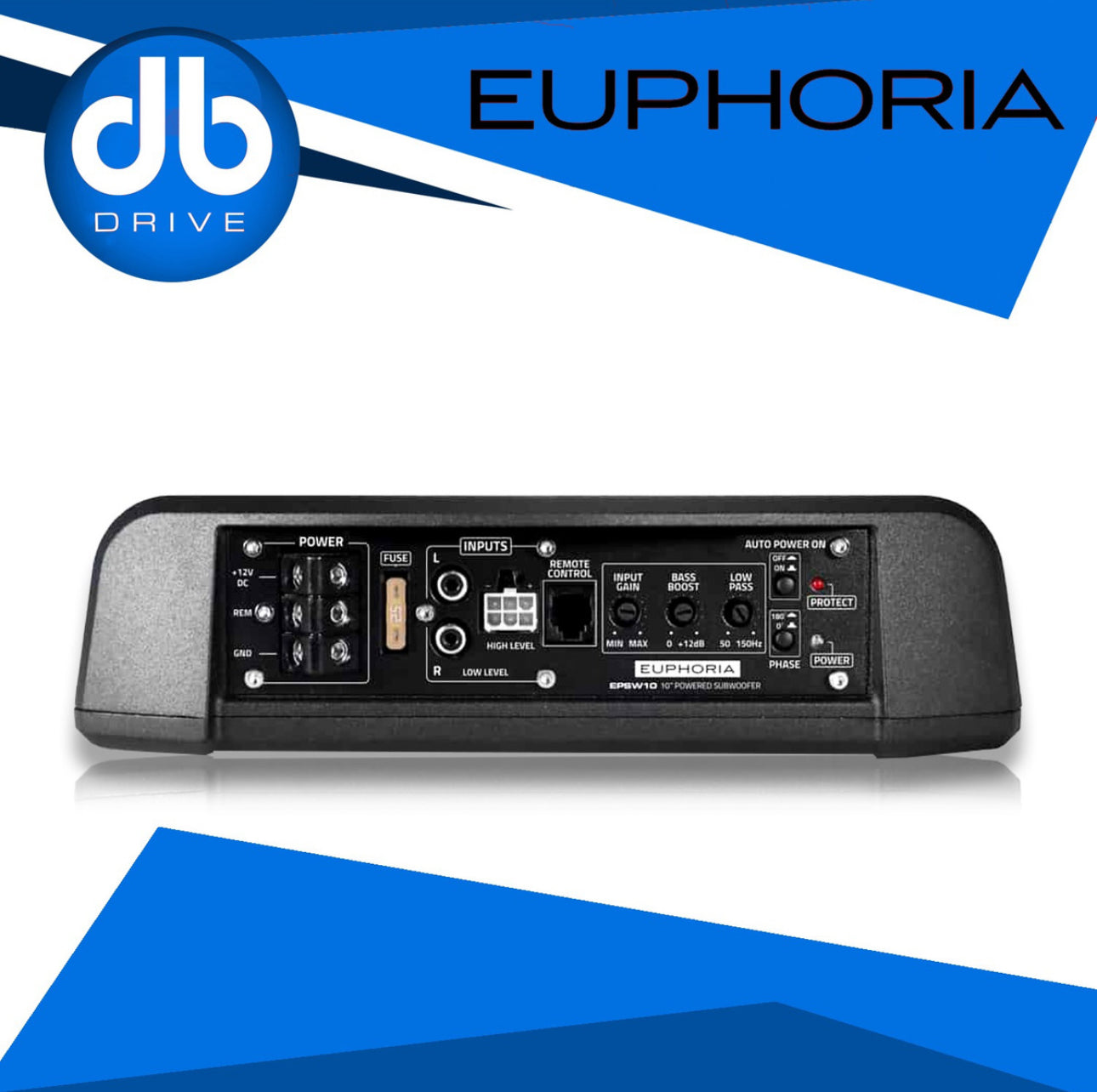 Subwoofer Amplificado Db Drive EPSW10 Euphoria Color Negro