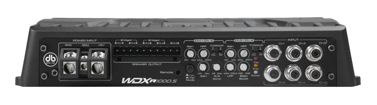 WDX-R1000.5 Amplificador Clase D de 5 Canales