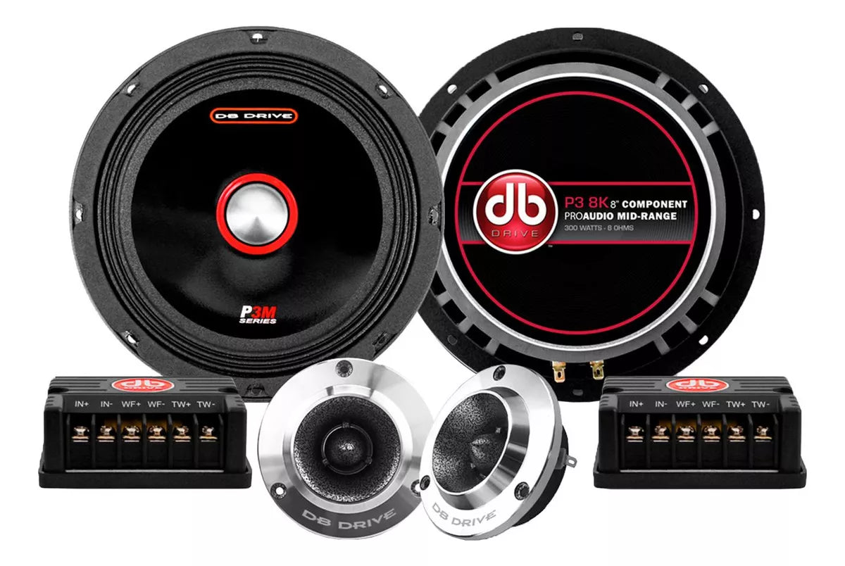 Set De Medios Db Drive P3 6k Pro Audio Open Show 250w