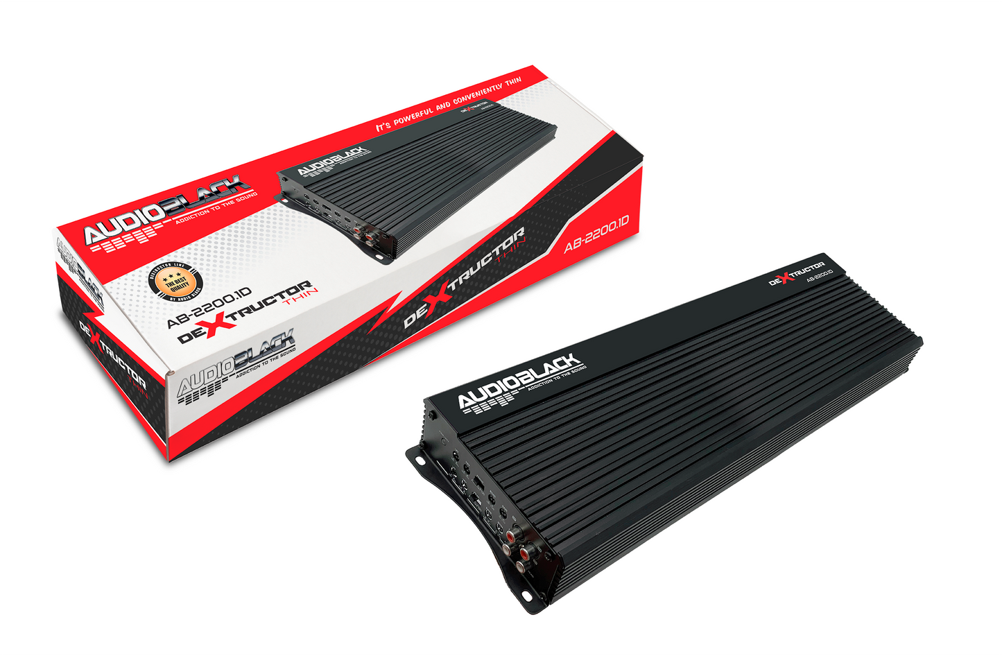 Amplificador AUDIOBLACK Clase D Serie Dextructor AB-2200.1D