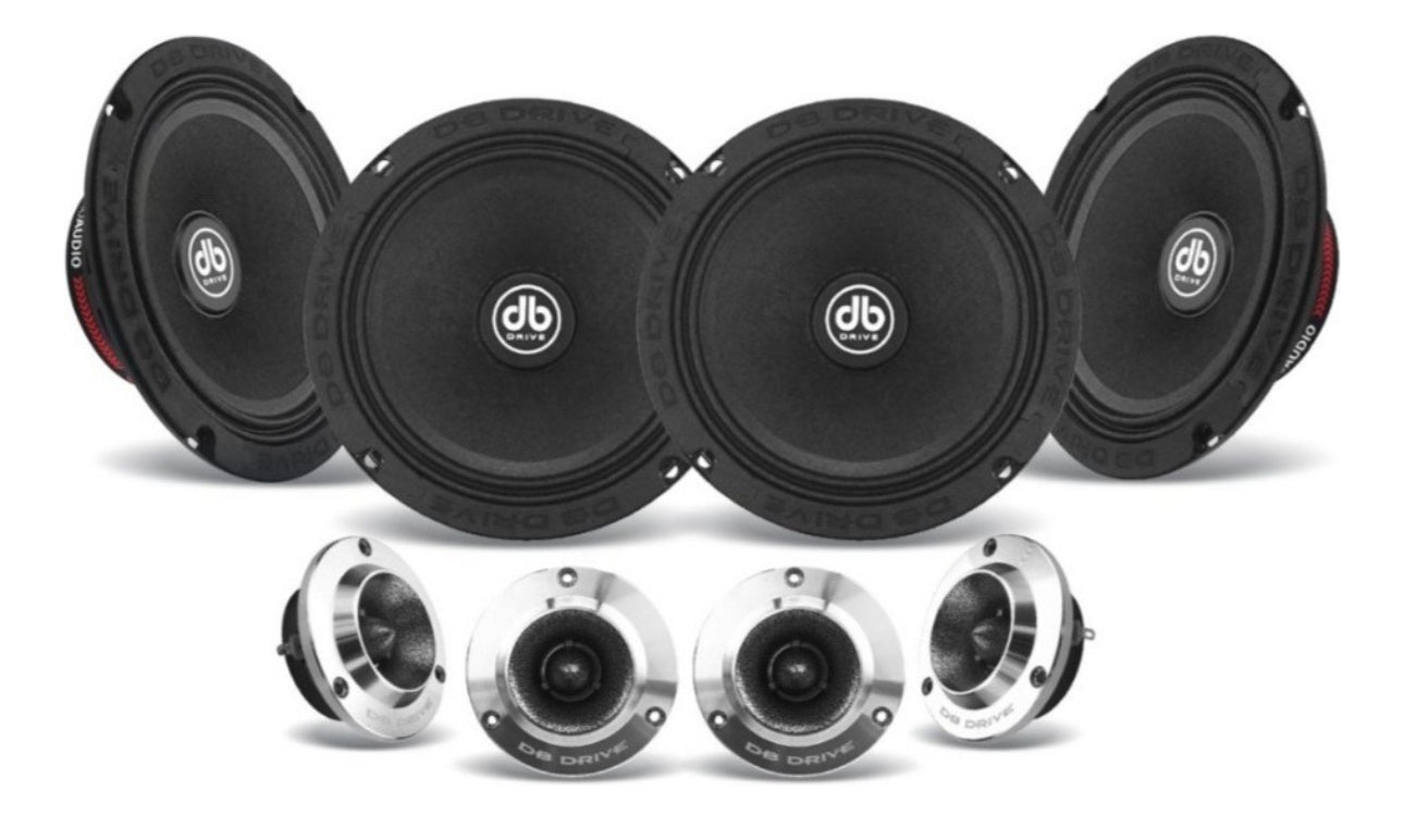 Set De Medios Para Open Show DB Drive PRO6K4MT Elite Pro Audio Series 6.5 Pulgadas 500 Watts