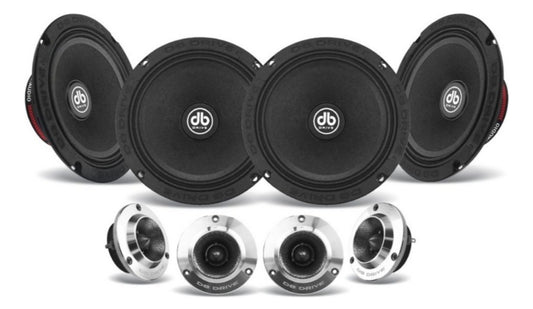 Set De Medios Para Open Show DB Drive PRO6K4MT Elite Pro Audio Series 6.5 Pulgadas 500 Watts