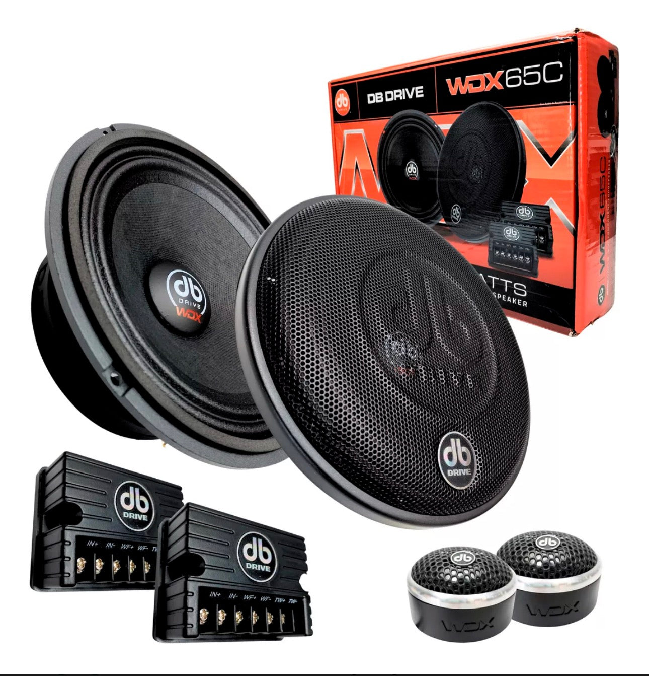 Set De Medios Profesional DB Drive WDX65C 500 Watts 6.5