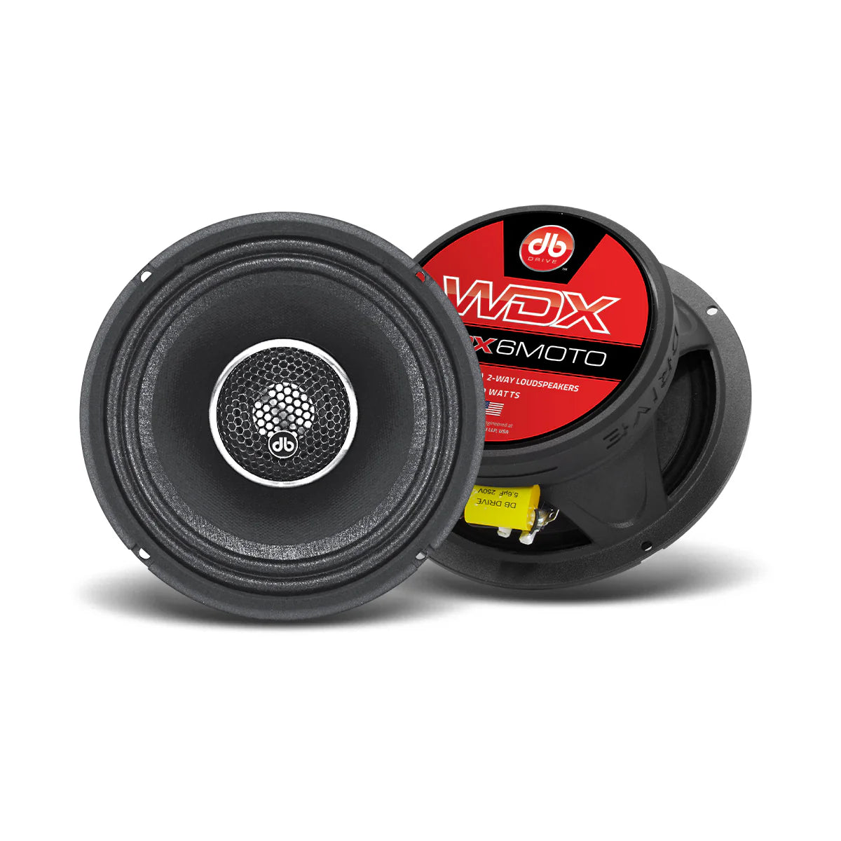 Bocinas Marinas Coaxiales 
DB DRIVE 6.5 WDX6MOTO