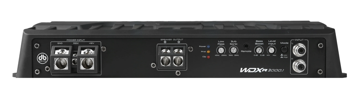 Amplificador DB DRIVE WDXR3000.1  Monoblock Clase D