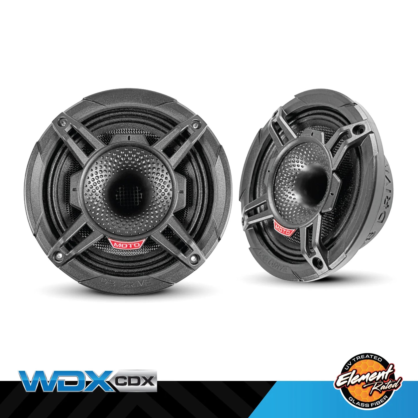 Bocinas DB DRIVE WDX6MOTO-CDX 500W