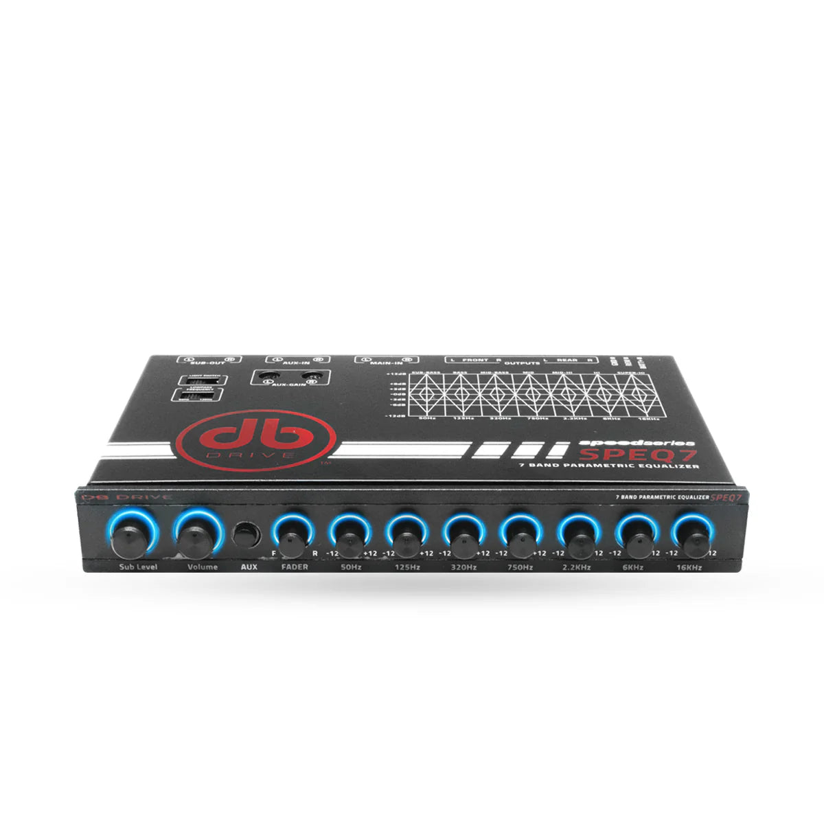 Ecualizador con Epicentro  DB DRIVE SPEQ7 de 7 bandas