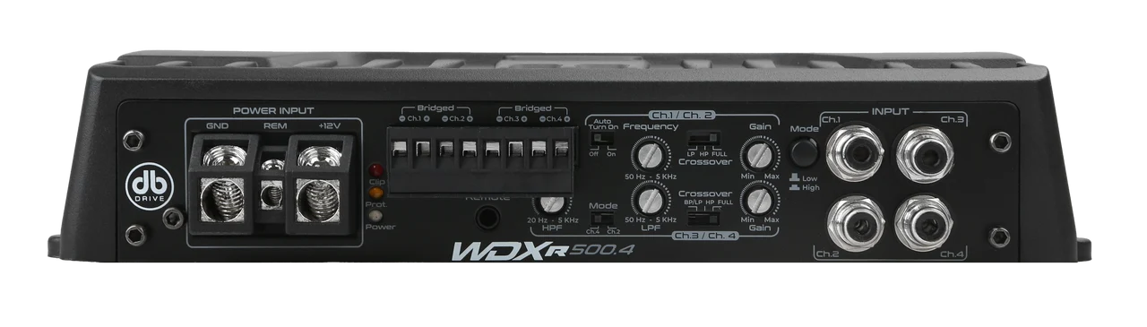 WDX-R500.4 Amplificador Clase D de 4 Canales