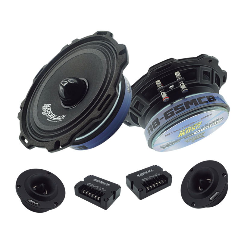 Set de medios Open Show  AUDIOBLACK 6.5"  AB-65MCB
